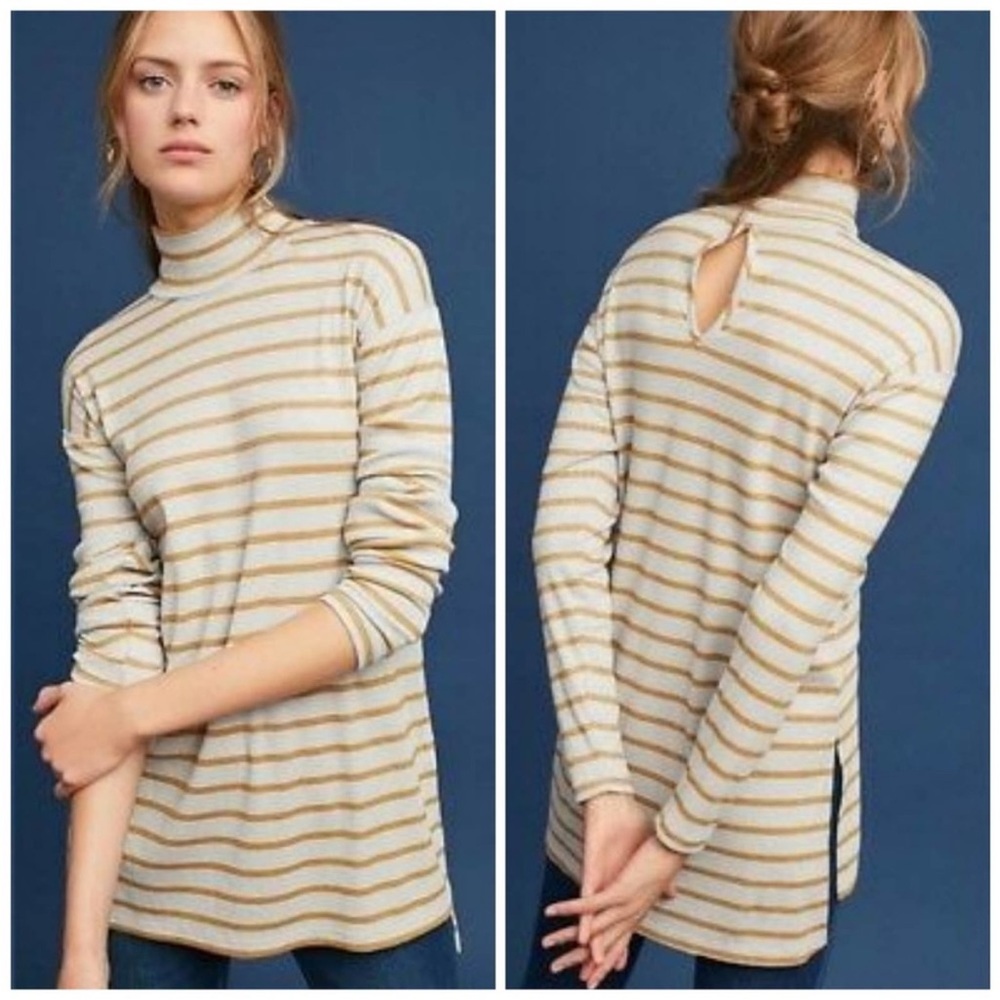 Anthropologie Vanessa Virginia Shining Tunic Top XS